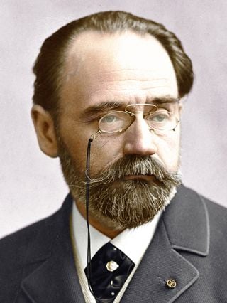 Портрет Э. Золя