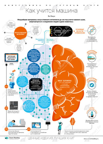 Инфографика для книги «Как учится машина»