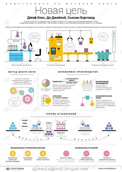Инфографика для книги «Новая цель»